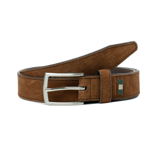 Vogel Dress Belt - Tan Suede